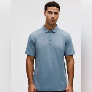 Lululemon Men’s Evolution Polo Shirt, Steel Blue, Size Medium. Golf, Casual